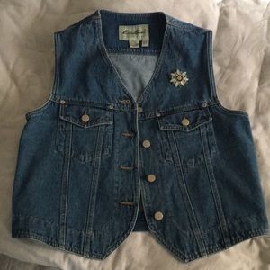 Eddie Bauer denim vest